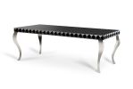 30" Black Lacquer Mdf Dining Table