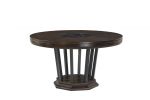 54" X 54" X 30" Tobacco Marble Dining Table