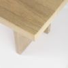 Light Natural Modern Rustic Wooden Dining Table